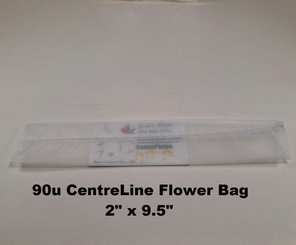 CannaPlates CenterLine Seam™ 2" x 9.5" Rosin Bags - 25u/90u